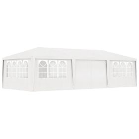Professional Party Tent with Side Walls 4x9 m White 90