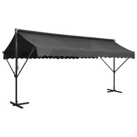 Free Standing Awning 500x300 cm Anthracite