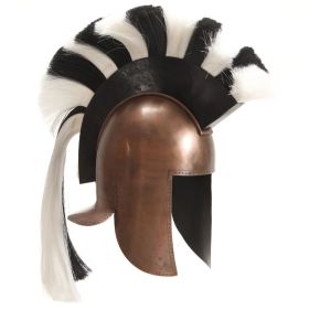 Greek Warrior Helmet Antique Replica LARP Copper Steel