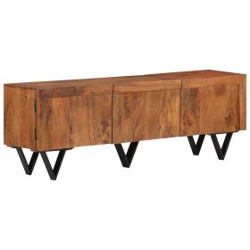 TV Cabinet 140x30x46 cm Solid Mango Wood