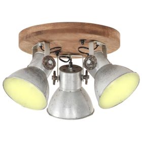 Industrial Ceiling Lamp 25 W Silver 42x27cm E27