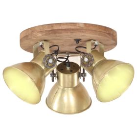Industrial Ceiling Lamp 25 W Brass 42x27cm E27