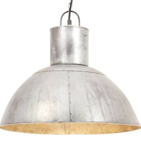 Hanging Lamp 25 W Silver Round 48 cm E27