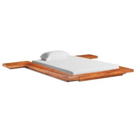 Japanese Futon Bed Frame Solid Acacia Wood 120x200 cm