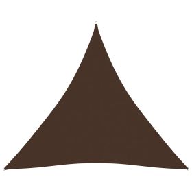 Sunshade Sail Oxford Fabric Triangular 4.5x4.5x4.5 m Brown