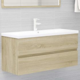 Sink Cabinet Sonoma Oak 100x38.5x45 cm Chipboard