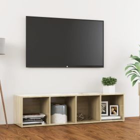 TV Cabinet Sonoma Oak 142.5x35x36.5 cm Engineered Wood