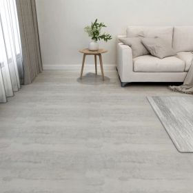 Self-adhesive Flooring Planks 20 pcs PVC 1.86 mÂ² Light Grey