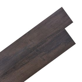 Self-adhesive PVC Flooring Planks - Dark Brown