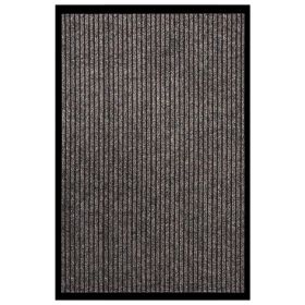 Doormat Striped Beige 80x120 cm