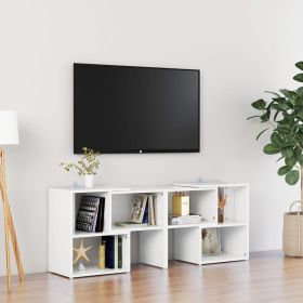 TV Cabinet White 104x30x52 cm Chipboard