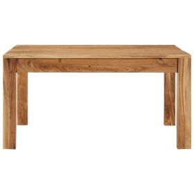 Coffee Table 80x80x40 cm Solid Acacia Wood