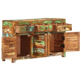 Sideboard 110x30x65 cm Solid Wood Reclaimed