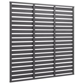 Fence Panel WPC 180x180 cm Grey