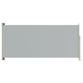 Patio Retractable Side Awning 140x300 cm Grey