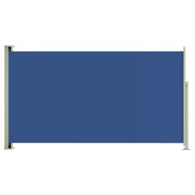 Patio Retractable Side Awning 170x300 cm Blue