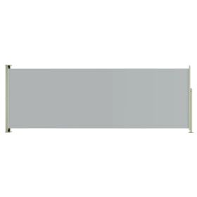 Patio Retractable Side Awning 220x600 cm Grey