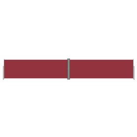 Retractable Side Awning Red 160x1000 cm