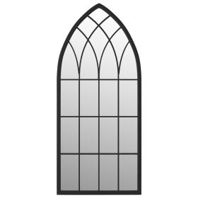 Mirror Black 100x45 cm Iron for Indoor Use