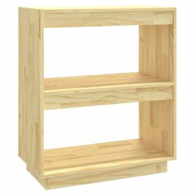 Book Cabinet 60x35x71 cm Solid Pinewood
