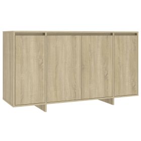 Sideboard Sonoma Oak 135x41x75 cm Engineered Wood