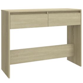 Console Table Sonoma Oak 100x35x76.5 cm Engineered Wood