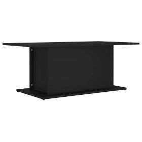Coffee Table Black 102x55.5x40 cm Engineered Wood