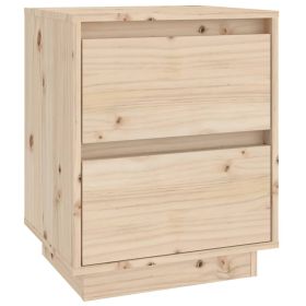 Bedside Cabinet 40x35x50 cm Solid Wood Pine