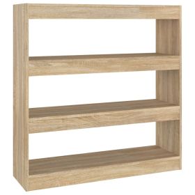 Book Cabinet/Room Divider Sonoma Oak 100x30x103 cm