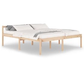 Bed Frame Solid Wood Pine 180x200cm 6FT Super King