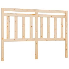 Bed Headboard 140x4x100 cm Solid Wood Pine
