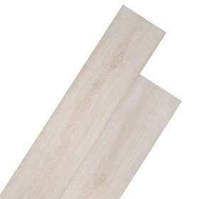 Self-adhesive PVC Flooring Planks 2.51 m² 2mm Oak Classic White