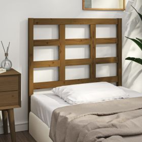 Bed Headboard Honey Brown 95.5x4x100 cm Solid Wood Pine