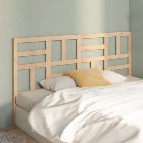 Bed Headboard 186x4x104 cm Solid Wood Pine