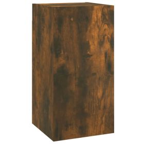TV Cabinet Smoked Oak 30.5x30x60 cm Engineered Wood