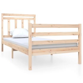 Bed Frame Solid Wood 90x200 cm 3FT Single