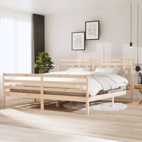 Bed Frame Solid Wood 200x200 cm
