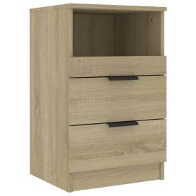 Bedside Cabinet Sonoma Oak Engineered Wood