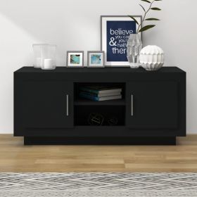 TV Cabinet Black 102x35x45 cm Engineered Wood