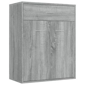 Sideboard Grey Sonoma 60x30x75 cm Engineered Wood