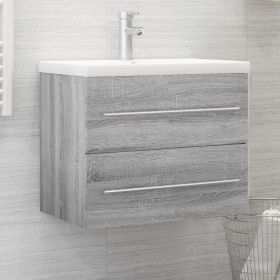 Sink Cabinet Grey Sonoma 60x38.5x48 cm Engineered Wood