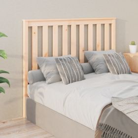 Bed Headboard 141x6x101 cm Solid Wood Pine