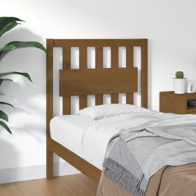 Bed Headboard Honey Brown 80.5x4x100 cm Solid Wood Pine