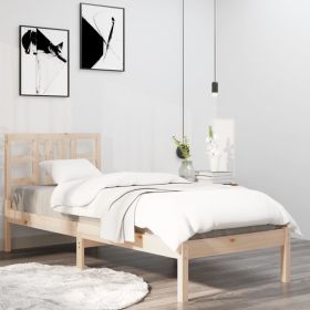 Bed Frame Solid Wood 100x200 cm