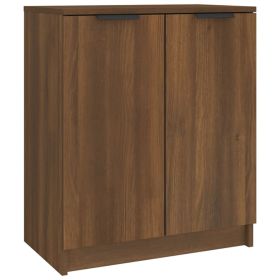 Shoe Cabinet Brown Oak 59x35x70 cm Engineered Wood