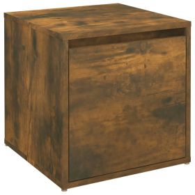 Box Drawer Smoked Oak 40.5x40x40 cm Engineered Wood