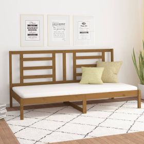 Day Bed Honey Brown 90x200 cm Solid Wood Pine