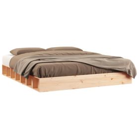 Bed Frame 150x200 cm 5FT King Size Solid Wood