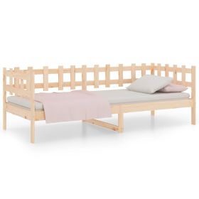 Day Bed 90x200 cm Solid Wood Pine