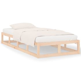 Bed Frame 100x200 cm Solid Wood